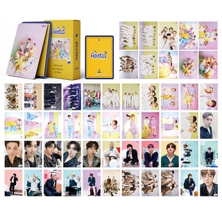 54 unids/Set KPOP BTS Festa 2021 LOMO tarjetas Photocards HD Mini Photo Set ventilador