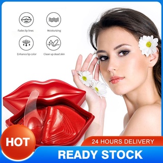 COD Cherry Hydrating Moisturizing Lip Mask Anti-Drying Lightening Lip Lines Lip Care 20Pcs BLACKPINK