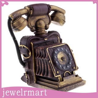 [JewelryMart] Vintage Antique años 50 teléfono Retro rotativo teléfono modelo decoración de escritorio (5)