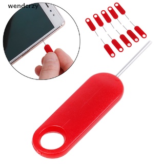 Wendcrzy 10 Pcs Red sim card tray removal eject pin key tool CL