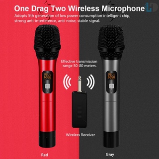 Mano UHF micrófono inalámbrico mm receptor Anti-interferencia micrófono inalámbrico al aire libre rendimiento micrófono conferencia Karaoke micrófono (6)