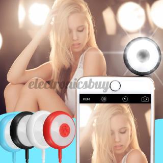 ele 3.5mm portátil selfie led flash relleno lámpara de iluminación al aire libre para teléfonos inteligentes
