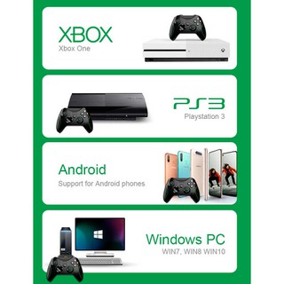 2.4g Controlador De Juego Inalámbrico Para Game Joystick Para Xbox One Ps3 Pc (7)