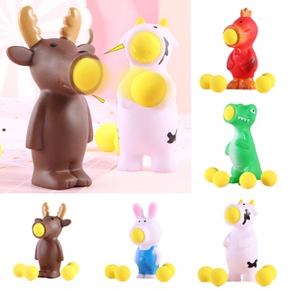 [sudeyte] creativo suave conejo animal pop out pelota antiestrés exprimir niños juguete regalo