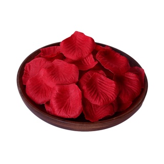 ♠Bu☀Pétalos de rosa artificiales, flores decorativas de tela no tejida para bodas/ ramos/ centros de mesa, paquete de 1000