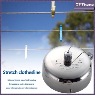 tendedero retráctil de ropa secadora línea de ropa cuerda de secado balcón 3,8 m