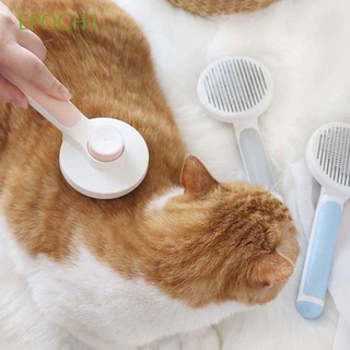 EPOCH1 Professional Pet Hair Trimming Cat Grooming Slicker Brush Pet Comb Shedding Pet Supplies Deshedding Self Cleaning Multifunctional Dog Hair Remover Brush/Multicolor