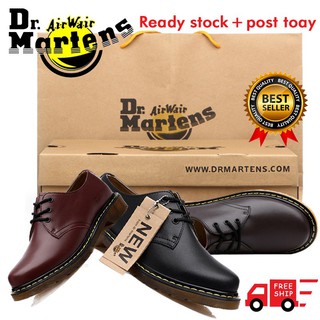 hombres new england dr.martens martin zapatos de cuero real herramientas zapatos crusty pareja formal zapatos 1461