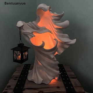 Bentuanyue linterna sin rostro Fantasma Escultura Halloween decoración nueva Br