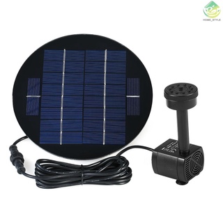 Decdeal 9V 3.5W Solar Panel Solar Powered Fountain Submersible Brushless Water Pump Kit for Bird Bath Pond Pull 200L/H 1