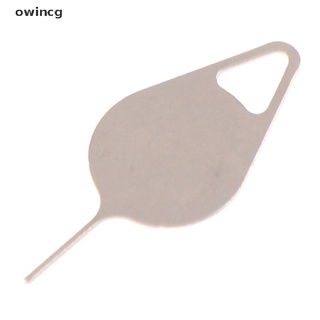 owincg 50pcs tarjeta sim bandeja eliminación pin llave herramienta de acero inoxidable aguja cl