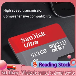 turk tarjeta de memoria tf/micro sd de alta velocidad de 512gb/1tb de gran capacidad para teléfono/tableta dvr