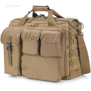 Hombres militar portátil bolsa de mensajero multifunción táctica maletín ordenador hombro bolsos
