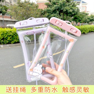 OPPO Bolsa de aire impermeable bolsa de teléfono móvil natación a la deriva cámara transparente cubierta del teléfono móvil waterpro (2)