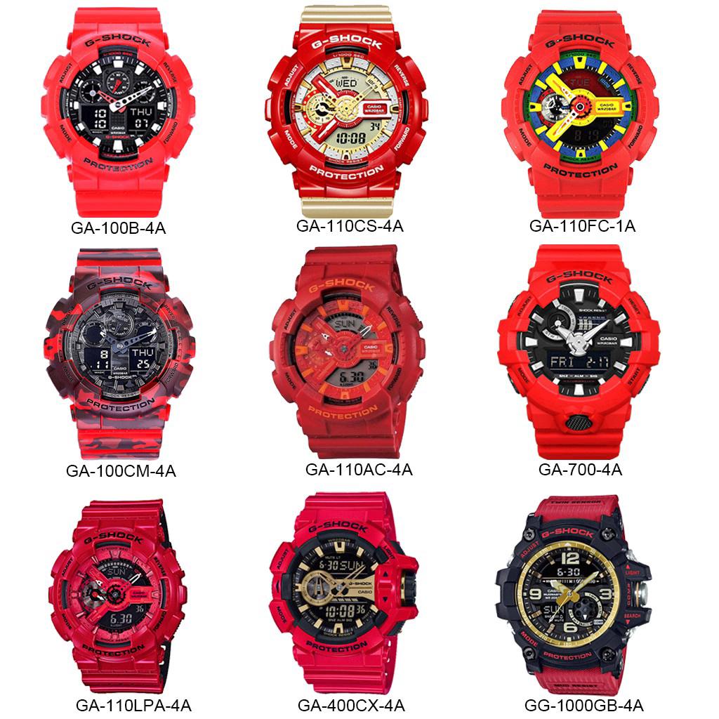 [HOT RED]CASI0 G-Shock reloj de pulsera hombres relojes deportivos GA100/GA110/GA700/GA1000
