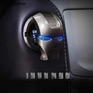 oonly Iron Man Car Interior Engine Ignition Start Stop Push Button Switch Button Cover CL