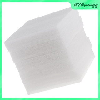 5x almohadilla de espuma de fieltro de aguja para coser, manualidades, color blanco, 15 x 20 cm