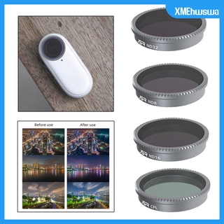 4Pcs Lens Filters ND8 ND16 ND32 ND64 Replacement for Insta360 GO 2 Durable