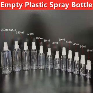 Hot Redy 10 ml, 20 ml, 30 ml, 50 ml, 60 ml, 80 ml, 100 ml botella de spray de plástico vacío pequeño riego puede spray botella dividida botella