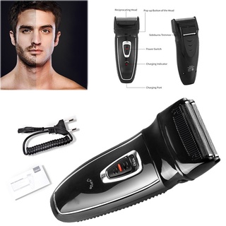 Recargable de los hombres de la afeitadora eléctrica Trimmer maquinilla de afeitar barba máquina de afeitar MeetSellMall