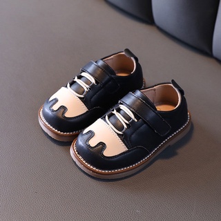 Los niños solo zapatos de estilo británico pequeños zapatos de cuero de moda masculino bebé niño zapatos de suela suave bfhf551.my8.29