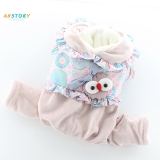 ahstory_ Soft Texture Pet Jumpsuits Cute Puppy Cats Pajamas Clothes Costume Dress-up for Autumn (3)