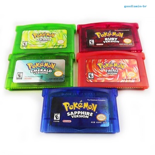 GL Sapphire/Emerald/Fire Red/Leaf Green/Ruby Pokemon Game Card Cartridge for GBA
