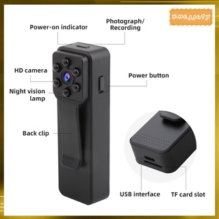 Body Camera Wearable Charging Worn Camera Portable Clip Fast Record for Outside Work Office Law Enforcement Recorder Security Guards