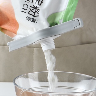Yousiju con boca bocadillos clip de mantenimiento fresco multifuncional a prueba de fugas bolsa de alimentos clip de sellado clip de sellado de leche en polvo para el hogar