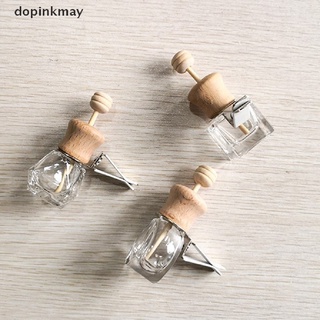 dopinkmay 1pc ambientador de coche perfume clip fragancia botella de vidrio vacía para essential cl
