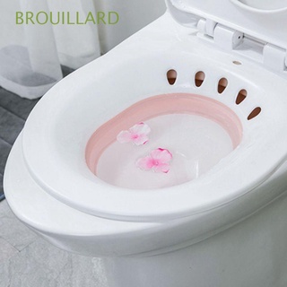 BROUILLARD Durable Over Hip Basin Folding Seat Bath Bidet Hemorrhoids Patient Sitz Bath Bathtubs Elderly Bathroom Products Anal Clean Toilet Tub/Multicolor