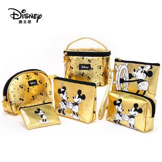 Genuino Disney Mickey Mouse Multi-Función De Las Mujeres Bolso Monedero De Cuidado Del Bebé Dibujos Animados Minnie Maquillaje De Almacenamiento De La PU (1)