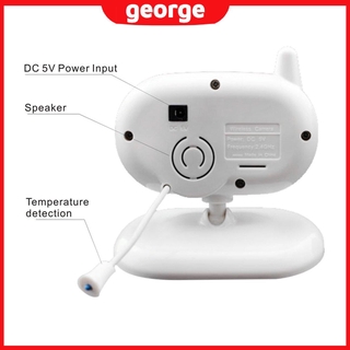 Pulgadas Video inalámbrico bebé Monitor GHz cámara de seguridad nocturna (6)