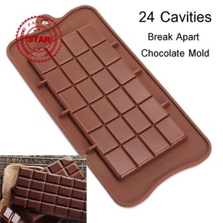 Bloque de chocolate barra de molde de helado pastel pastel molde DIY herramienta fabricante W8C6