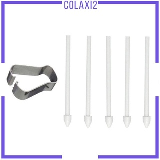 [COLAXI2] 5 puntas de bolígrafo de repuesto blanco para Samsung Tab S7 S7+ Tab S6 Lite