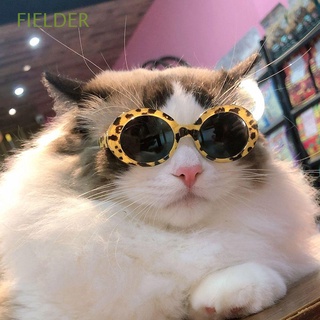 fielder vintage gato gafas de moda mascotas fiesta decoración gato gafas de sol mascotas gafas de sol fresco redondo plástico mascotas productos fotos props gato ropa de ojos