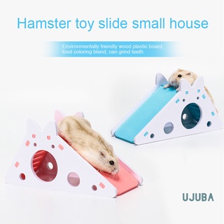 ujb hamster house montado diy superficie lisa hámster slider casa juguete para mascotas