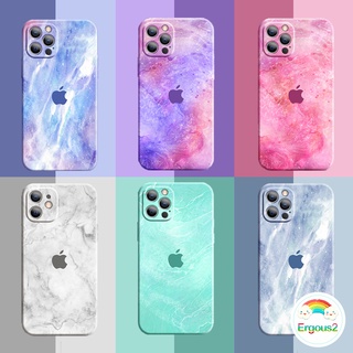 iphone 13 12 pro max iphone 11 pro max se 2020 x xr xs max iphone 8plus 7plus 7 8 plus Watercolor Liquid Silicone Phone Case Shockproof TPU Soft Case Back Cover