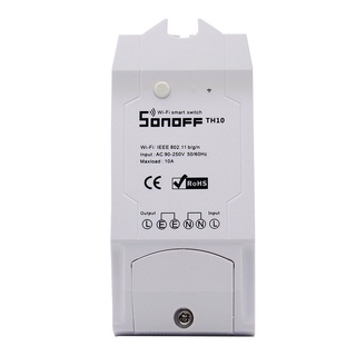 Interruptor De monitoreo De Temperatura y humedad 10a/16a Wifi inteligente Para Sonoff Sb (7)