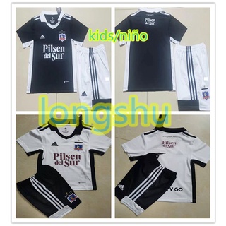 Youth children kits 2021 2022 colo-colo home away kids soccer jersey kits soccer sets