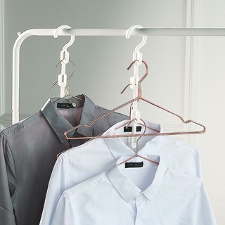 Ho armario ahorro de espacio percha de ropa gancho estante de plástico ropa armario organizador dormitorio almacenamiento (7)