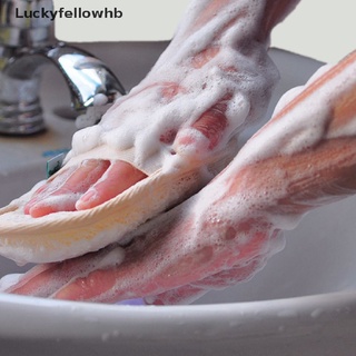 [luckyfellowhb] esponja de esponja de baño exfoliante toalla de baño cuerpo saludable cepillo de masaje [caliente]