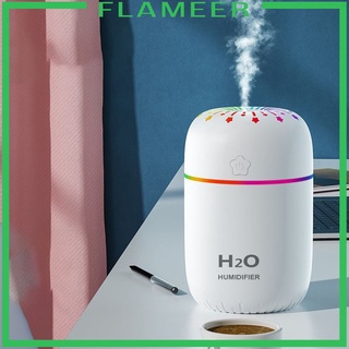 [FLAMEER] Humidificador de aire de niebla fría para casa, dormitorio, coche, sala de estar, 300 ml