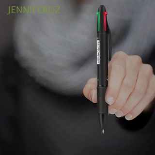 Jenniferdz - bolígrafo duradero de 0,7 mm, retráctil, papelería, suministros de escritura 4 en 1, oficina escolar Multicolor, lápiz de firma, Multicolor, Multicolor