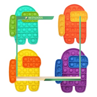 1x push pop burbuja sensorial fidget juguete alivio del estrés necesidades especiales aula silenciosa