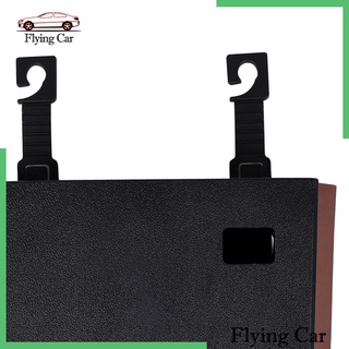 [precio De actividad] papelera de coche plegable accesorios asiento respaldo papelera papelera negro