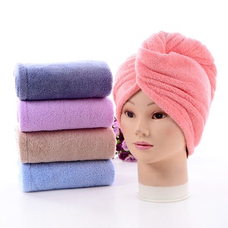 Toalla de pelo de microfibra toalla de pelo envoltura de cabello toalla de secado absorbente turbante cabello