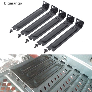 [bigmango] 5 piezas de soporte para ranura PCI, tornillos para expansión PCI, filtro de polvo, placa de en blanco