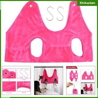 gato aseo hamaca suministro de mascotas bolsa de aseo para cachorro bolsa de uñas bolsa de limpieza de orejas rosa (1)