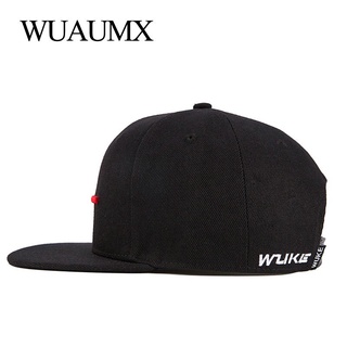 wuaumx marca snapback gorras para hombres de ala plana sombrero para las mujeres gorras de béisbol gorras snap back hip hop casquette bone masculino (3)